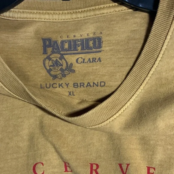 Lucky Brand Pacifico Mustard Graphic Tee - Picture 3 of 3
